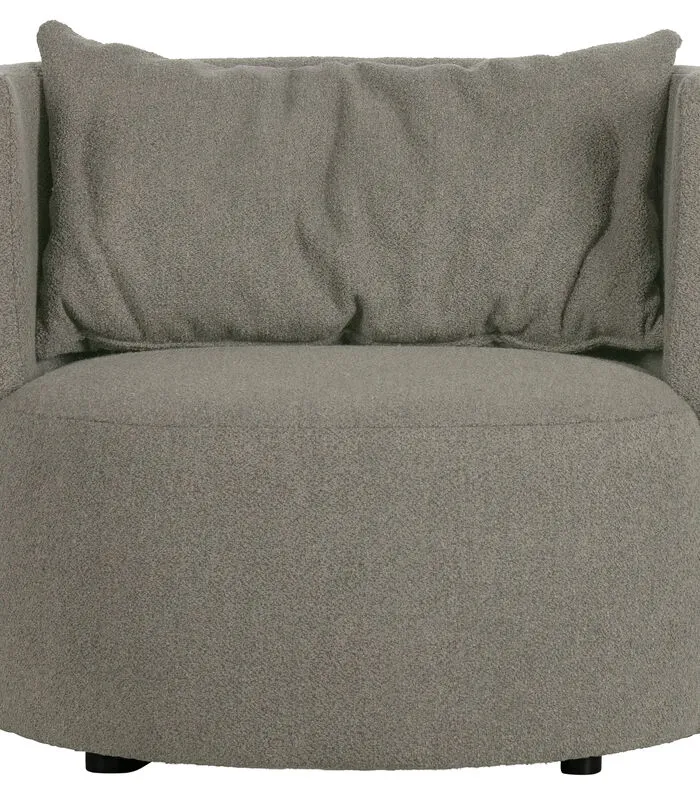 VTwonen Explore Fauteuil - Boucle - Grijs - 81x96x92 3 VTwonen Explore Fauteuil - Boucle - Grijs - 81x96x92