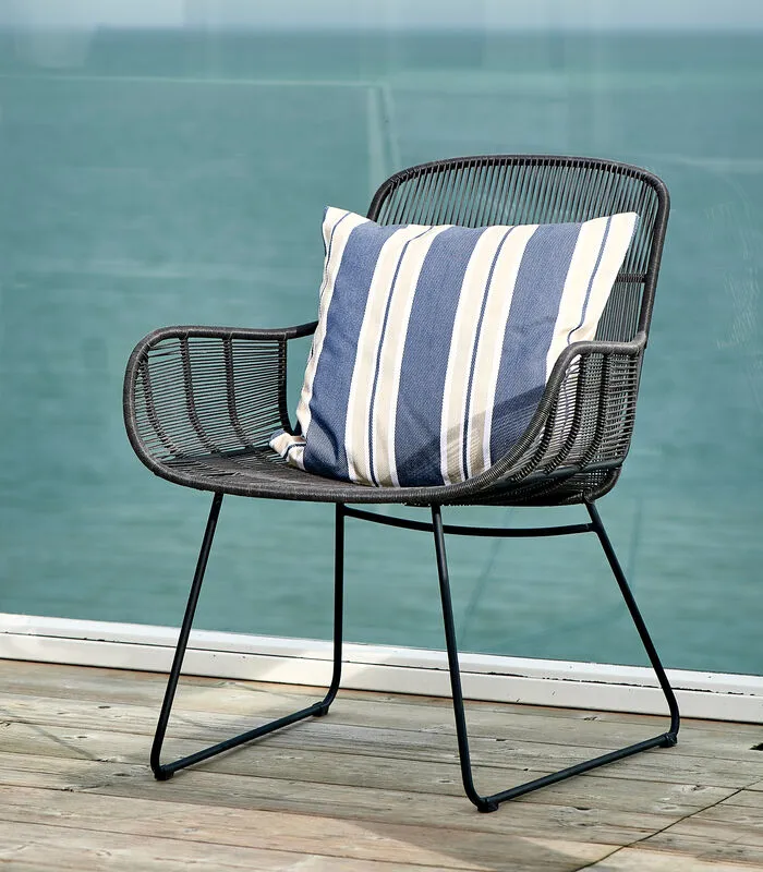 Rivièra Maison Tuinstoel - Draadstoel - Hartford Outdoor Lounge Chair - Zwart 4 Rivièra Maison Tuinstoel - Draadstoel - Hartford Outdoor Lounge Chair - Zwart - Image 2
