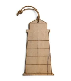 Rivièra Maison Serveerplank Hout, Borrelplank, Vuurtoren - Lighthouse - Bruin