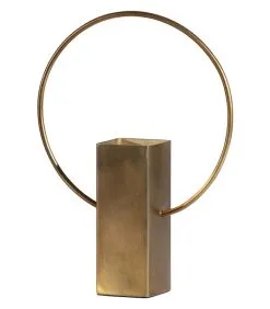 BePureHome Ring Vaas - Metaal - Antique Brass - 25x18x5 -Meubilair Geschäft c405cc8c0fd54765876a6af5a7c8e84c