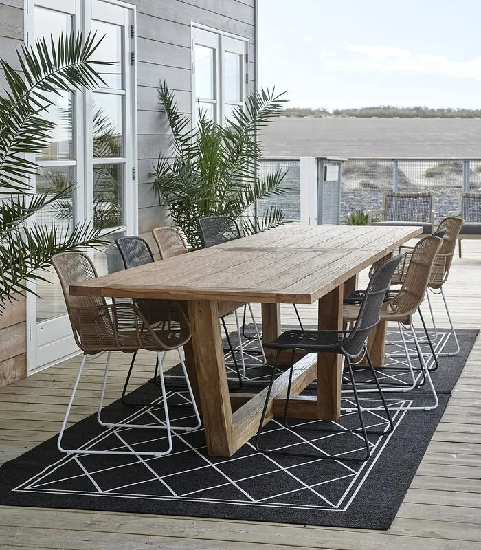 Rivièra Maison Tuintafel Hout - Tanjung Outdoor Dining Table - 400x100 Cm - Bruin 4 Rivièra Maison Tuintafel Hout - Tanjung Outdoor Dining Table - 400x100 Cm - Bruin - Image 2