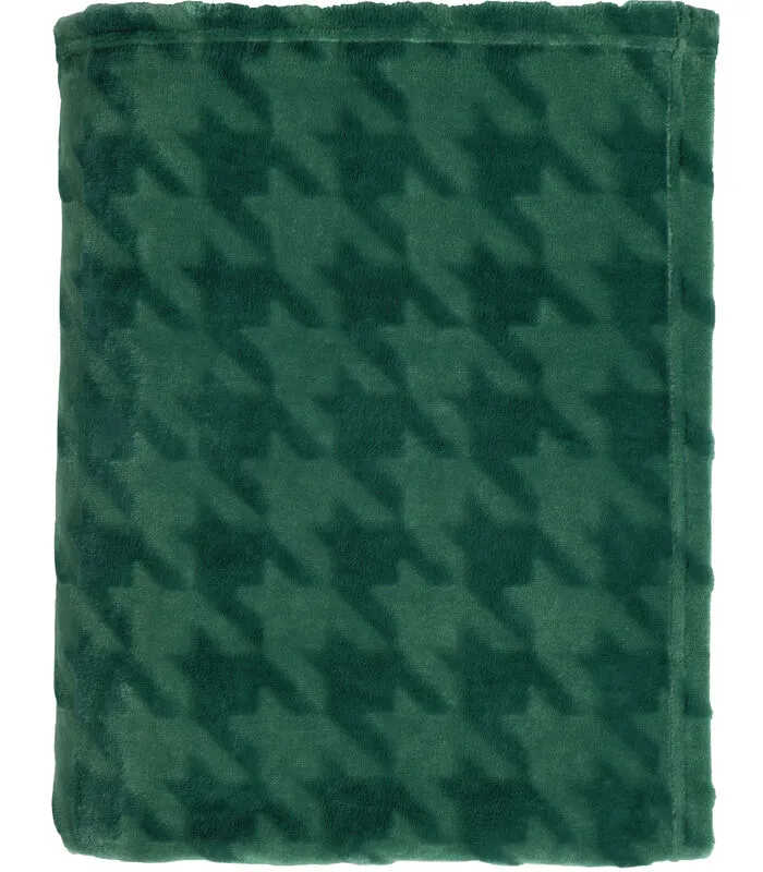 Mistral Home Plaid Polyester Flannel Shaved Pied De Poule 3 Mistral Home Plaid Polyester Flannel Shaved Pied De Poule