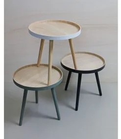 WOOOD Sasha Bijzettafel - MDF - Naturel - 41x41x40.5 -Meubilair Geschäft c5a7b1970f7b4d7d85b8ba5af2595028