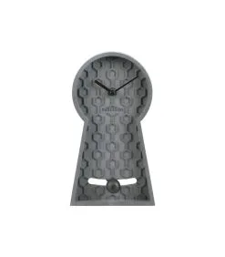Karlsson Tafelklok Pendulum - Grijs - 25x14x25cm