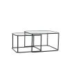 Light & Living Salontafel Lofti - Zwart - Set -Meubilair Geschäft c69f7057ec504b8e9e0f11e942f9c754
