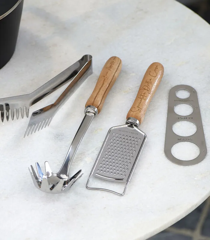 Rivièra Maison Pasta Maker - Italian Pasta - Zilver - Set Van 2 Stuks 4 Rivièra Maison Pasta Maker - Italian Pasta - Zilver - Set Van 2 Stuks - Image 2