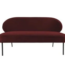 Leitmotiv Bank Puffed - Velvet Kleibruin - 143x65x74cm -Meubilair Geschäft c80c78a078ec49dab8a42574737c2d2d