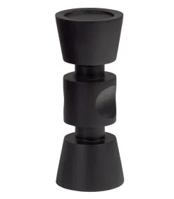 WOOOD Exclusive Midi Kandelaar - Mangohout - Zwart - 29x12x12