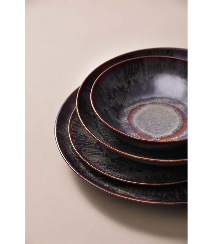 Palmer Bord Coupe Victory 27 Cm Bruin Stoneware 2 Stuk(s) 7 Palmer Bord Coupe Victory 27 Cm Bruin Stoneware 2 Stuk(s) - Image 5