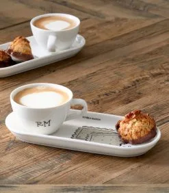 Rivièra Maison Kop En Schotel Koffie Set Coffee Cookie Wit - 195 ML - 25x10x10 Cm -Meubilair Geschäft c8929e519ce44395bacfd7d72dac1d0b