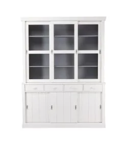 WOOOD Lagos Winkelkast - Grenen - Wit - 214x166x48