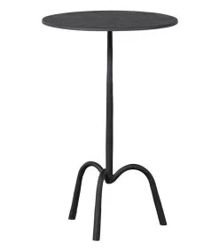 WOOOD Trey Bijzettafel - Metaal - Zwart - 60x38x38