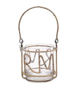 Rivièra Maison Theelichthouder Rustic Rattan Amicitia Naturel