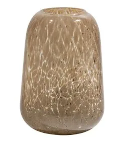 BePureHome Summer Handgemaakte Vaas - Glas - Beige - 26x17x17