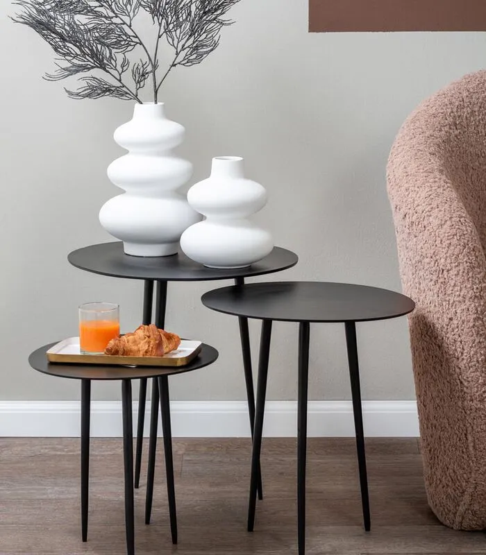 Leitmotiv Bijzettafel Supreme - Zwart - Ø42,5cm 4 Leitmotiv Bijzettafel Supreme - Zwart - Ø42,5cm - Image 2