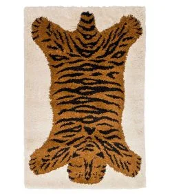 AFKliving Kindertapijt Shaggy Tijger