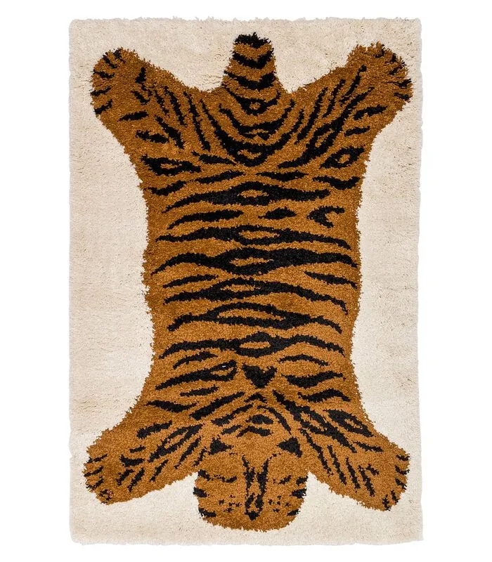 AFKliving Kindertapijt Shaggy Tijger 3 AFKliving Kindertapijt Shaggy Tijger