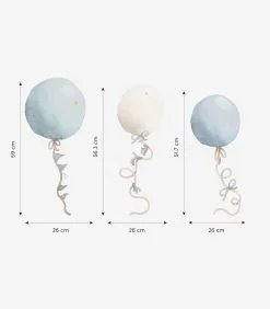 Lilipinso SELENE Muursticker Kinderkamer - Ballonnen (blauw) 50x60cm 9 Lilipinso SELENE Muursticker Kinderkamer - Ballonnen (blauw) 50x60cm -Meubilair Geschäft d01dae891ecb4f15b5c1a7195fab1630