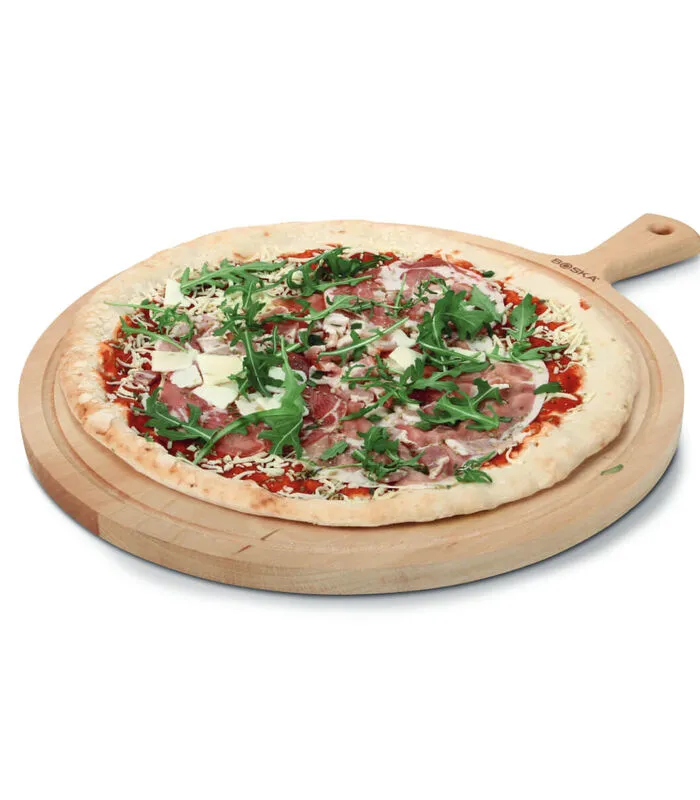 Boska Serveerplank Rond Amigo XL - Met Handgreep - Bruin - ⌀ 42 Cm 5 Boska Serveerplank Rond Amigo XL - Met Handgreep - Bruin - ⌀ 42 Cm - Image 3