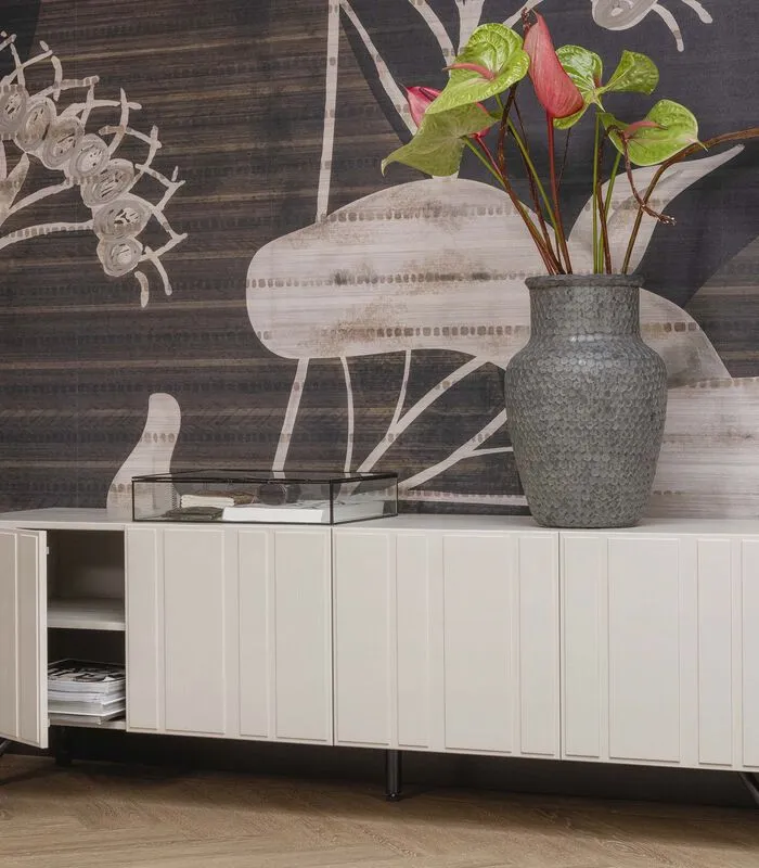 WOOOD Exclusive Exclusive Ace Vaas Mozaiek - Glas - Zwart - 45x30x30 5 WOOOD Exclusive Exclusive Ace Vaas Mozaiek - Glas - Zwart - 45x30x30 - Image 3