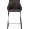 Rivièra Maison Riviera Maison Barkruk Met Rugleuning - Isco Drive Counter Stool - Bruin -Meubilair Geschäft d1d18b6b87d64afcbbc42b79c419b6f9