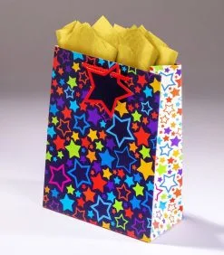 Editor GeschenkentasL 14 X H 18 X P 6,5cmétoiles Multicolores