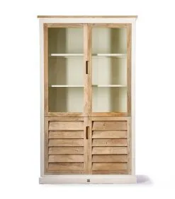 Rivièra Maison Buffetkast - Kast - Pacifica Glass Cabinet - Wit