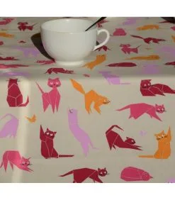 Fleur De Soleil Gecoat Tafelkleed Roze Katten 8 Fleur De Soleil Gecoat Tafelkleed Roze Katten -Meubilair Geschäft d3e05a36f5464357b069307337786e19