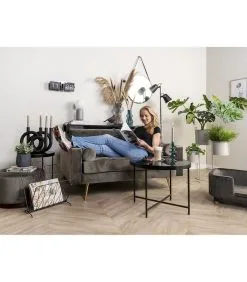 PRESENT TIME Vaas Morgana - Glas Donker Grijs - Medium - 18x35cm -Meubilair Geschäft d3f957a7e6d44b8ea84c66f902b8f2b6