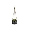 PRESENT TIME Hangende Plantenpot Unique - Glazuur Groen - 16x8,4cm