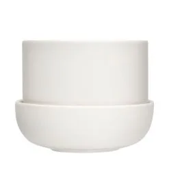 Iittala Nappula Bloempot Met Schotel Wit 170x130mm