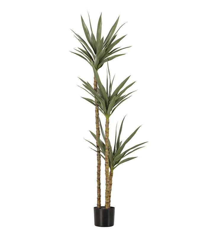 WOOOD Yucca Kunstplant - Plastic - Groen - 155x70x70 4 WOOOD Yucca Kunstplant - Plastic - Groen - 155x70x70 - Image 2