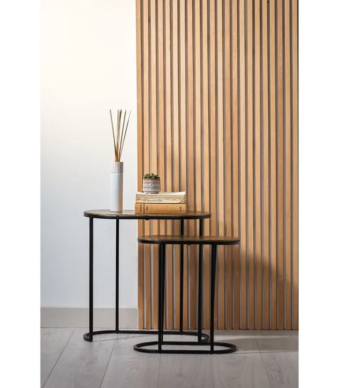 Light & Living Bijzettafel Bocov - Antiek Brons - 53x26x53cm 5 Light & Living Bijzettafel Bocov - Antiek Brons - 53x26x53cm - Image 3