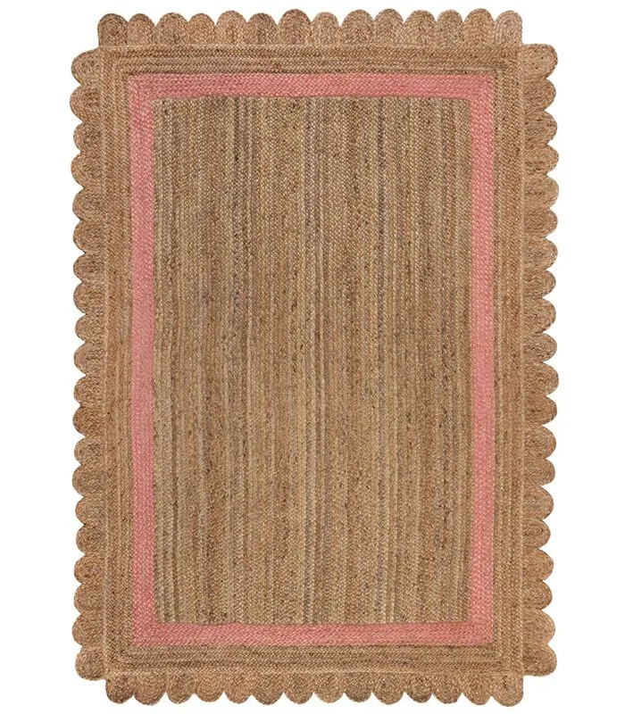 Novatrend Jute Woonkamertapijt FLOWER JUTE 3 Novatrend Jute Woonkamertapijt FLOWER JUTE