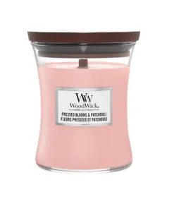 WoodWick Kaars Pressed Blooms & Patchouli Medium
