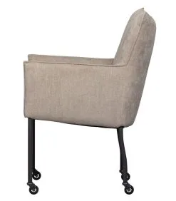 WOOOD Exclusive Ezra Eetkamerstoel - Polyester - Zand - 94x56x64 9 WOOOD Exclusive Ezra Eetkamerstoel - Polyester - Zand - 94x56x64 -Meubilair Geschäft d68511d4461e4bb38679fa81d99b5181