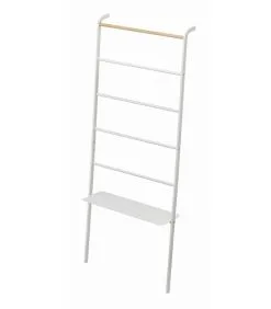 Yamazaki Ladder Hanger Wide With Rack - Tower - White