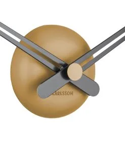 Karlsson Wandklok LBT Sharp - Karamelbruin - Ø77,5cm -Meubilair Geschäft d7d1b5c281c74d22b4a84b46f680e012