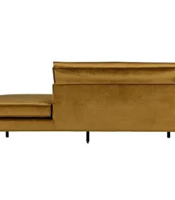 BePureHome Rodeo Daybed Links - Velvet - Honing Geel - 85x203x86 -Meubilair Geschäft d8329ad95bcd48f89694c5c6f69d040d