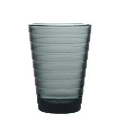 Iittala Aino Aalto Glas 33cl Donkergrijs 2 Stuks