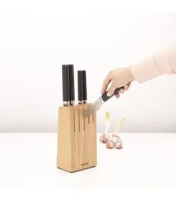 Brabantia Profile Messenblok Hout Met 5 Messen -Meubilair Geschäft d94c93c2156e4fd7891ea03ead90ff4b