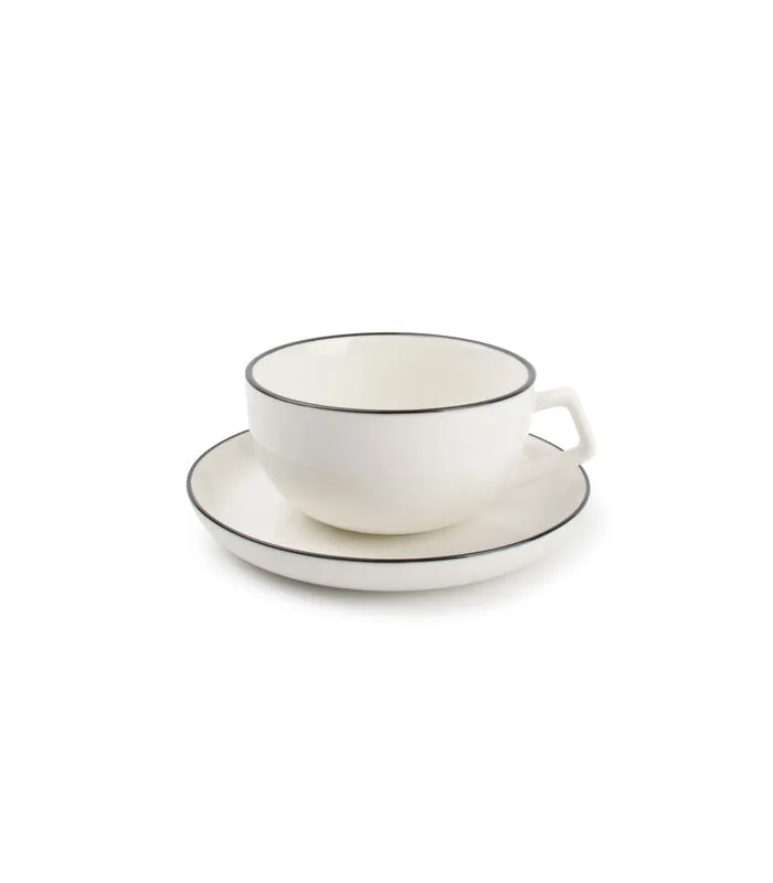 Salt & Pepper Plat Bord 19cm Wit Studio Base - (x4) 4 Salt & Pepper Plat Bord 19cm Wit Studio Base - (x4) - Image 2