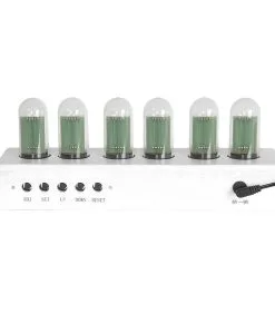 Karlsson Tafelklok Cathode - Eikenhout Voet - Wit - 28x7,5x11cm -Meubilair Geschäft dac58a890c2d42fe9e45252871c3a1bc