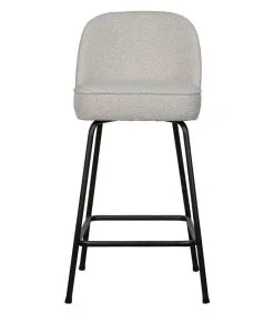 BePureHome Barstoel Vogue - Velvet - Naturel - 89x50x55