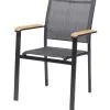 Exotan Tuinstoel Memphis - Teak - Antraciet - 86x57x53 -Meubilair Geschäft db337865727b46ffaee2c51af7d6efe0