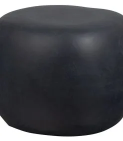 VTwonen Bijzettafel Buiten Pebble - Betonlook - Antraciet - 31x65x49