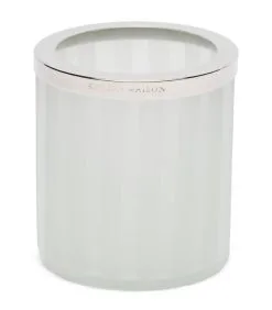 Rivièra Maison Waxinelichthouder Glas, Theelichthouder Streep - Santa Monica - Wit