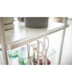 Yamazaki 3-tiered Kitchen Wagon - Tower - White 11 Yamazaki 3-tiered Kitchen Wagon - Tower - White -Meubilair Geschäft dd09f02373d34b62be3b31af2f230098