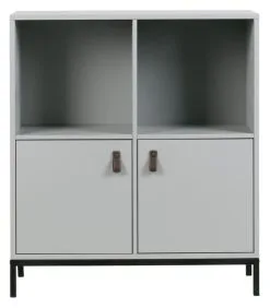 VTwonen Lower Case Incl. Onderstel - Grenen - Betongrijs - 93x81x35