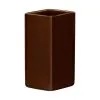 Iittala Ruutu Ceramic Vaas 180mm Bruin